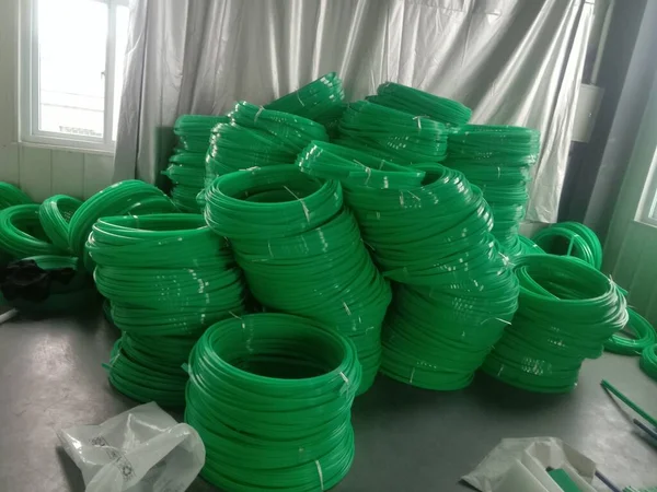 green plastic container for recycling