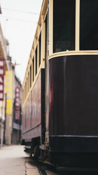 old and dirty bus in the city