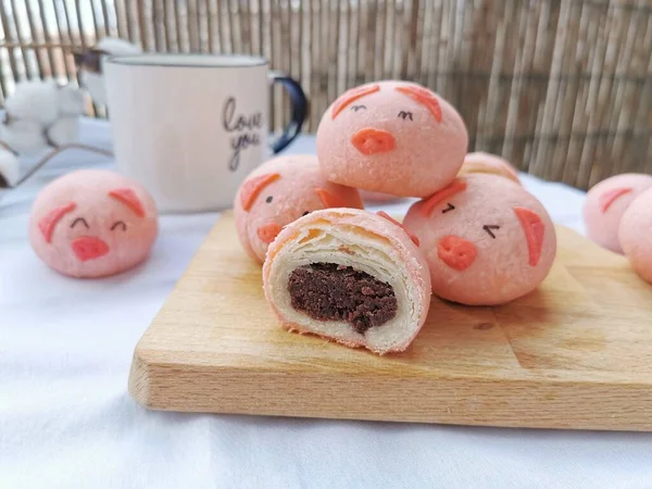 homemade donuts with tea and jam