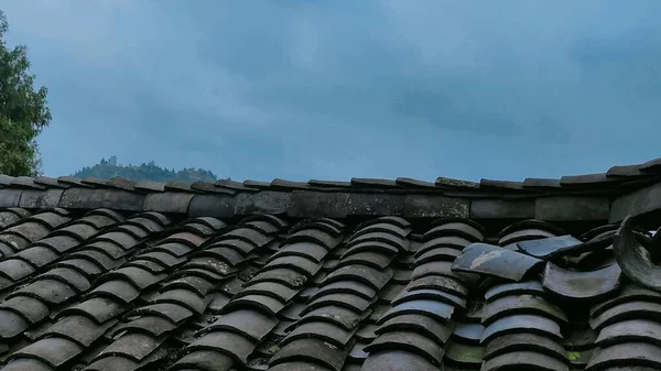 roof tiles in the city of thailand