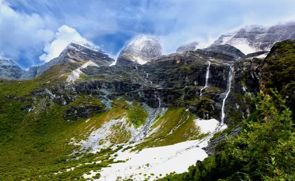 Hermoso Paisaje Los Alpes — Foto de Stock