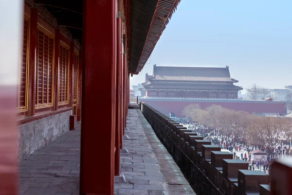 Zakazane Miasto Pekin Chiny — Zdjęcie stockowe