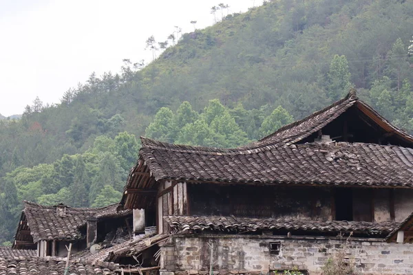 stock image old wooden house in the village