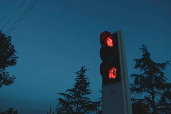 traffic light on the road