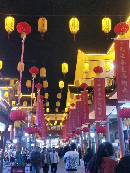 chinese new year's market, china