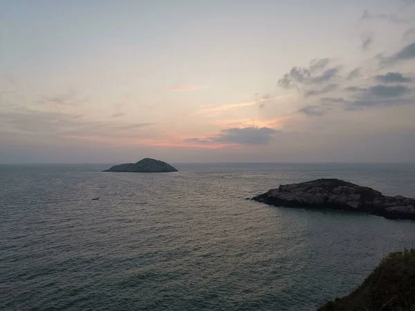 stock image beautiful sunset over the sea