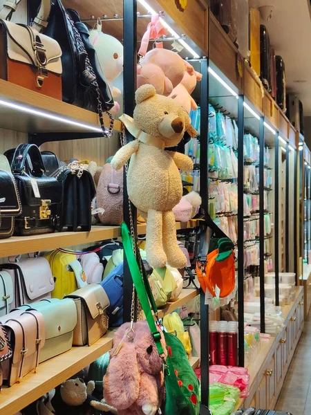 interior of a store with a toy