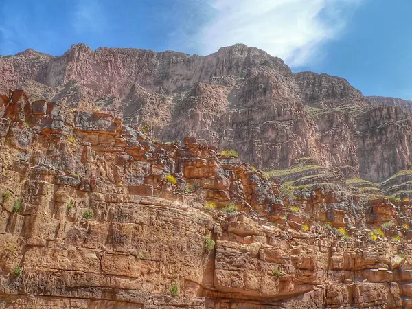 beautiful landscape of the valley of the grand canyon in the north of the state of israel