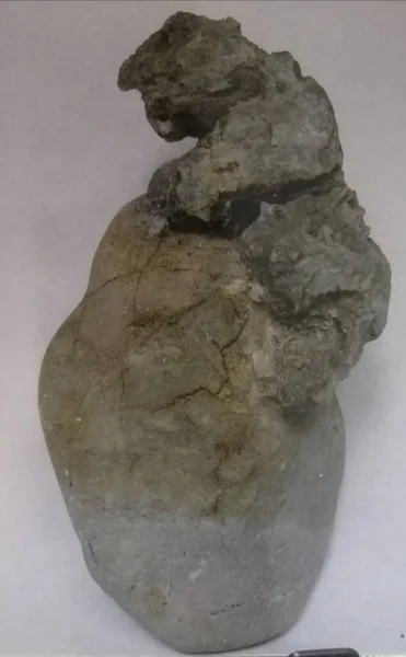 stone rock isolated on white background