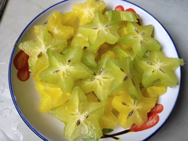 fresh pineapple and fruit salad