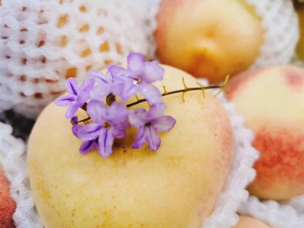 homemade soap with flowers