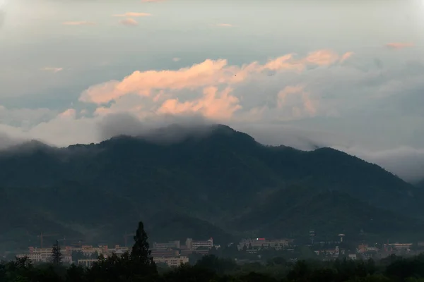 view of the city of the mountains