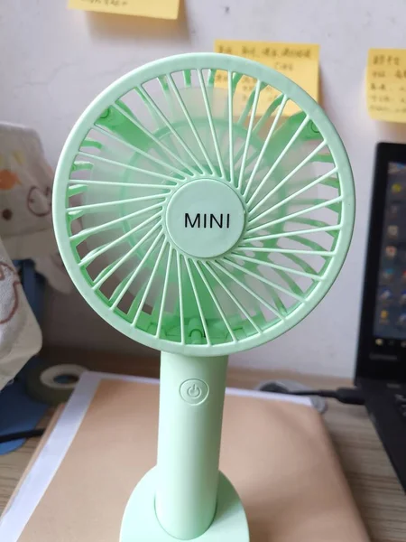 modern electric fan in the room