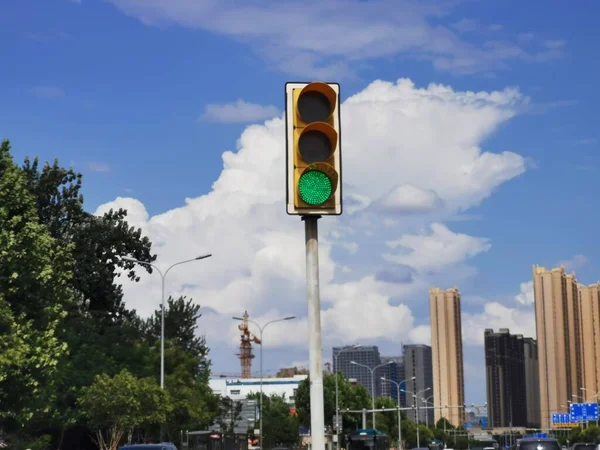 traffic light on the road