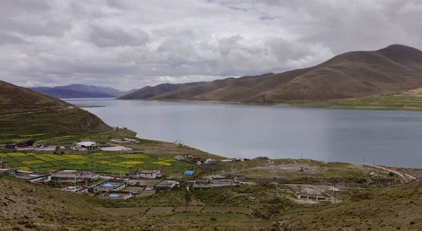 beautiful landscape of the valley in the mountains