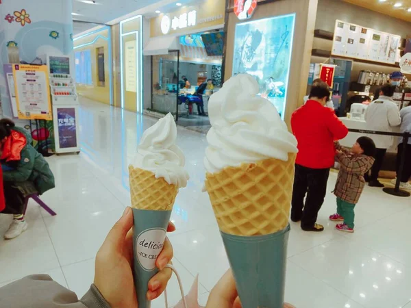 ice cream in the store