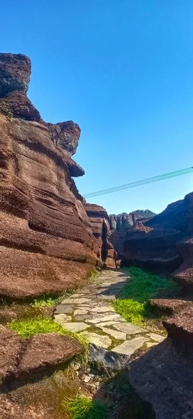 beautiful landscape of the valley of the mountains