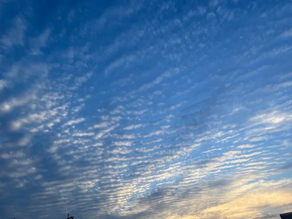 stock image beautiful sky with clouds