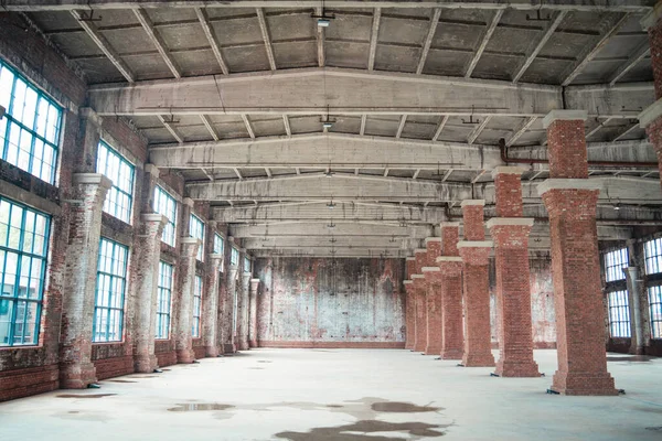 ruins of an abandoned factory building