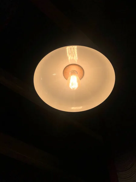 lamp on the ceiling