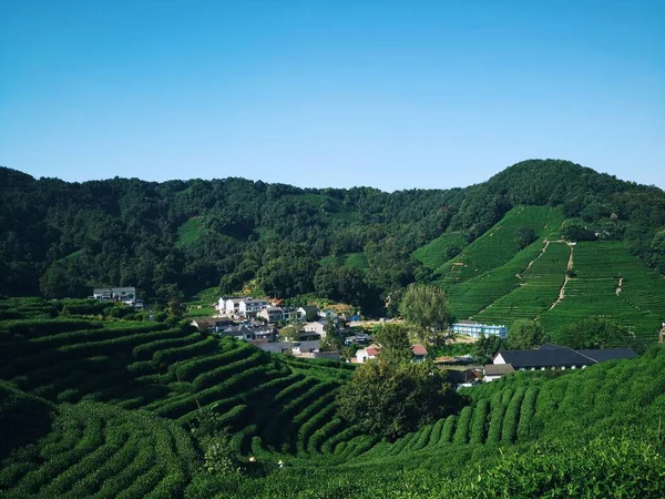 beautiful landscape of the valley in the mountains