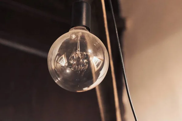 close up of a light bulb