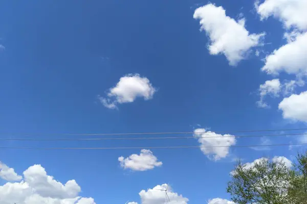 stock image blue sky with clouds