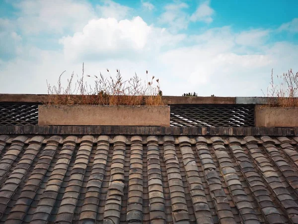 roof tiles in the city of thailand