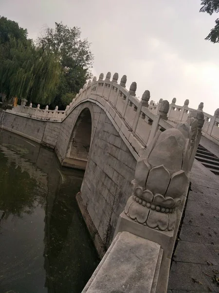 the old bridge in the city of the most famous landmark in the park