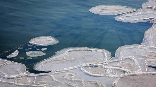 ice hockey pool with water drops