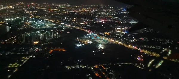 night view of the city of barcelona