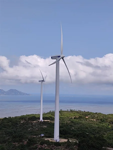 wind turbines in the sea