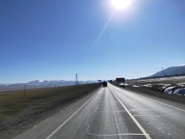 stock image road in the mountains