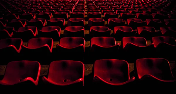 empty theater seats in the cinema