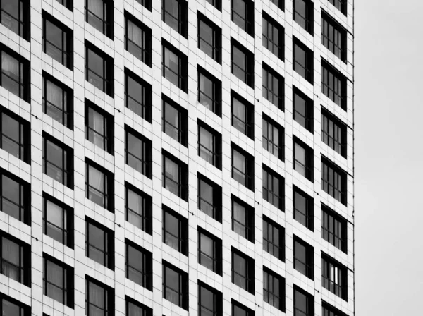 modern office building. black and white.