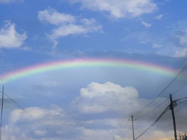 rainbow in the sky