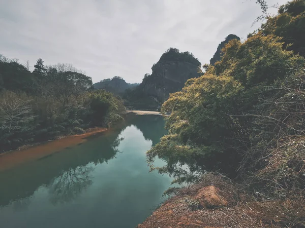 stock image beautiful landscape of the river in the mountains