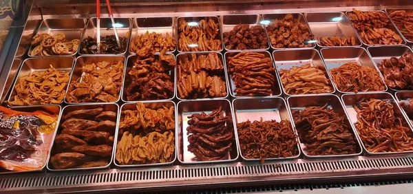 different types of food in the market