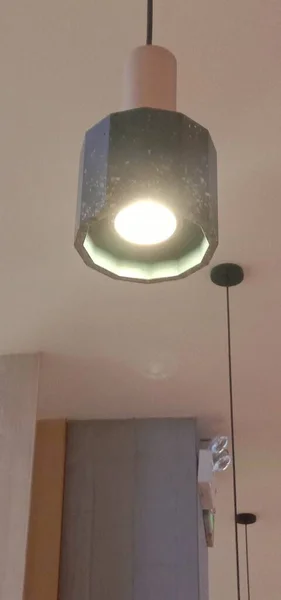 lamp on the ceiling