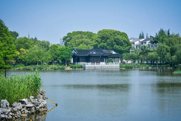 stock image beautiful view of the city of the park