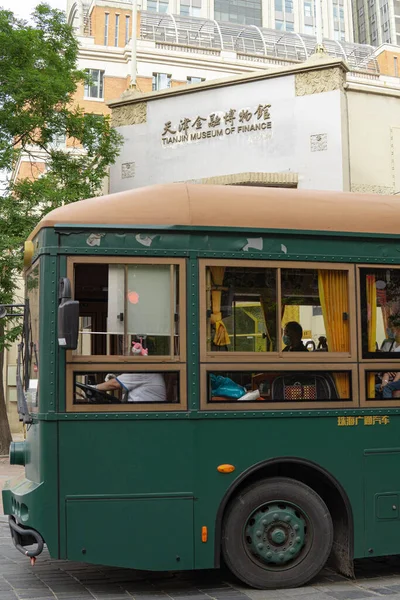 old and vintage bus in the city