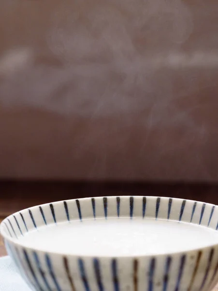 close up of a bowl of cake