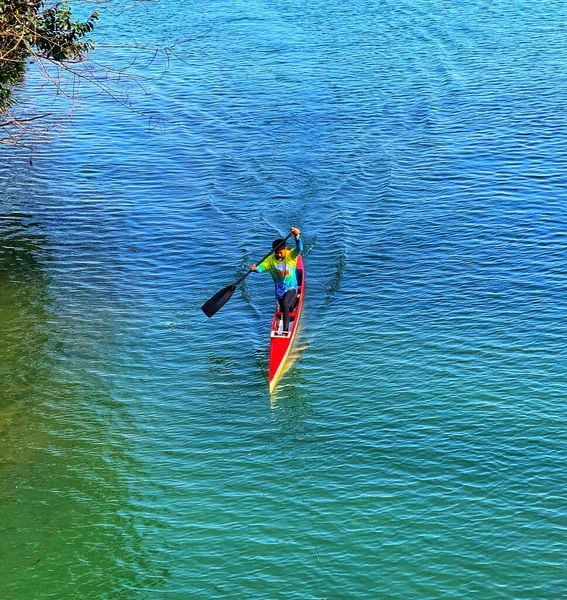 kayak kayaking on the river