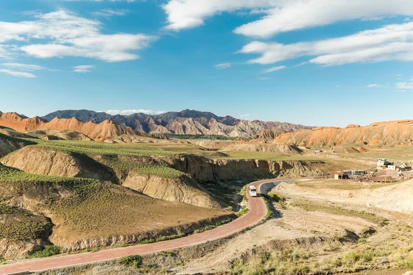 beautiful landscape of the valley of the negev desert in the north of israel