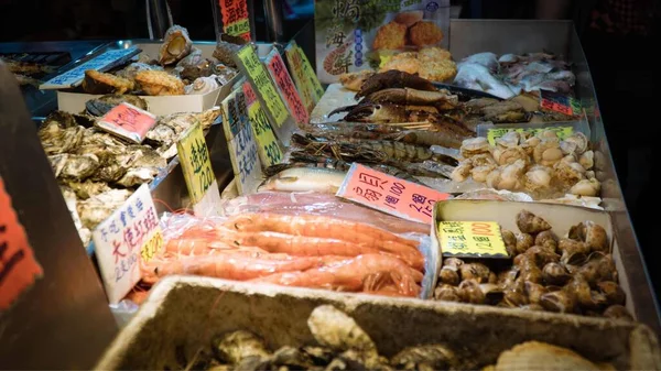 fish market in barcelona, spain