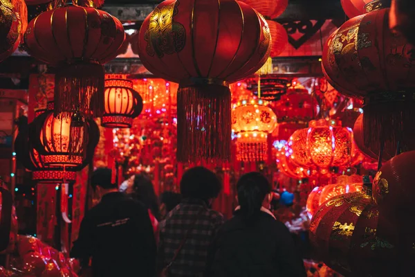 chinese new year\'s market, hong kong