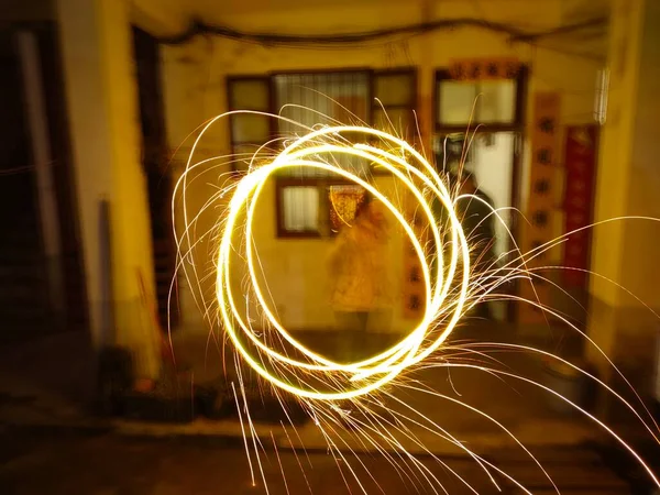 welding of the fire. sparks in the factory.