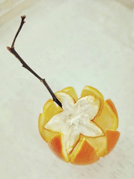 ripe yellow and white fruits on a light background