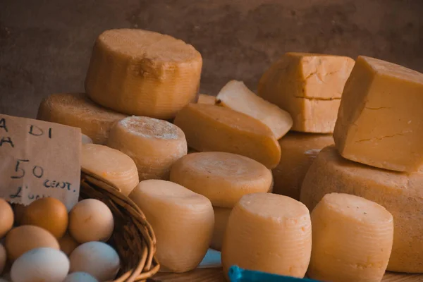 cheese and milk in a clay box