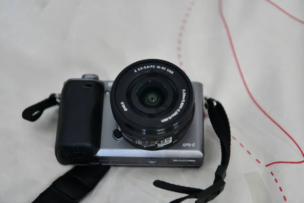 camera on a white background